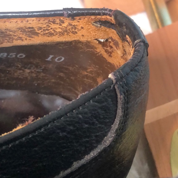 100% genuine camel skin Dack’s Oxford shoes Sz 10 - Picture 15 of 16